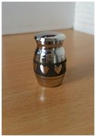 Mini as- urn met hartjes opdruk