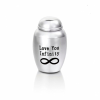 Mini urn met opdruk "love you infinity"