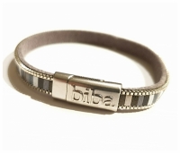 Biba Armband zwarte streep