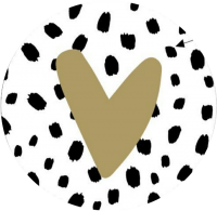 Stickers gouden hart