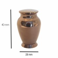 As urn medium  coffee kleur