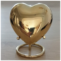 Urn in de vorm van een hart (Goudkleurig)