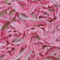 Pink Ribbon elastisch lintje