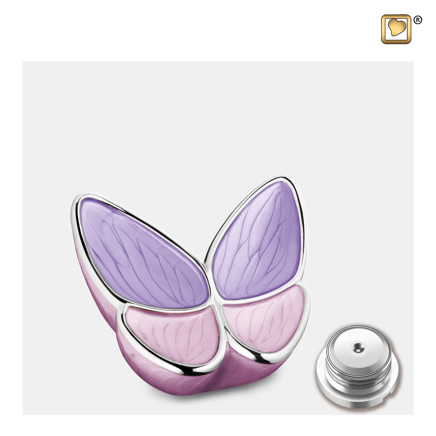 Vlinder urn roze mini | Love urns Vlinder urn roze mini | Love urns