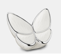 Vlinder urn wit medium | love urns