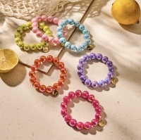 Armband Biba reflective bubbels in oranje