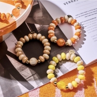 Armband Biba reflective bubbels in beige