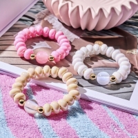 Armband Biba reflective bubbels in roze